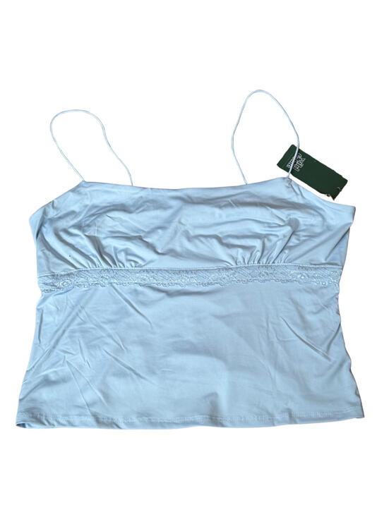 wild fable Other - Women’s Light Blue Lace‑Trim Camisole – Size L New